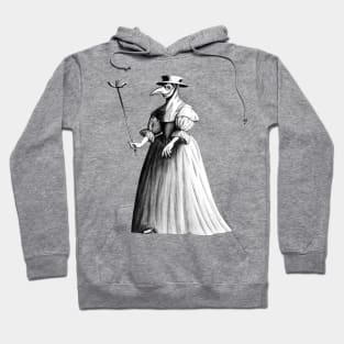 Lady Plague Doctor (white) Hoodie